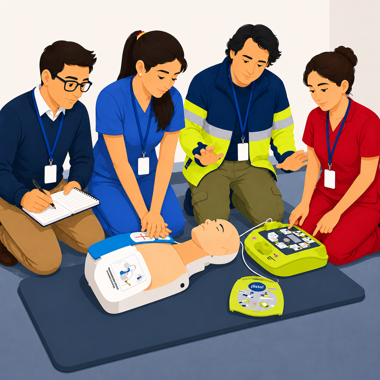 Curso de RCP Básico y Uso de DEA